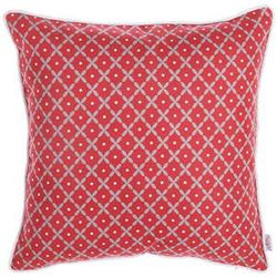 Červená obliečka na vankúš Mike & Co. NEW YORK Rustic Pattern, 43 × 43 cm