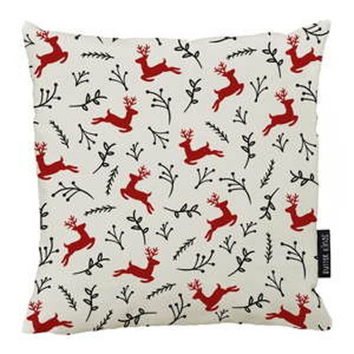 Vianočný vankúš s bavlnenou obliečkou Butter Kings Deer, 45 x 45 cm