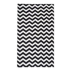 Čierno-biely behúň Floorita Optical Black White, 60 × 220 cm