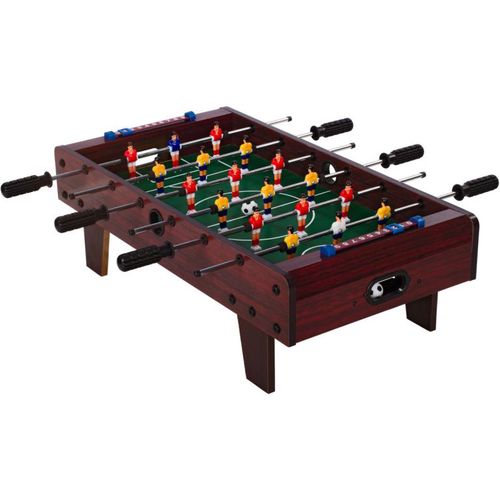 Mini stolný futbal s nožičkami 70 x 37 x 25 cm - tmavý