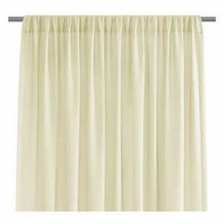 Svetložltý záves AmeliaHome Voile Pleat, 160 x 300 cm