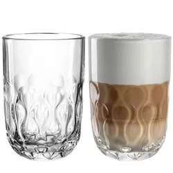 Leonardo poháre na Latte Gocce 390 ml 2 ks