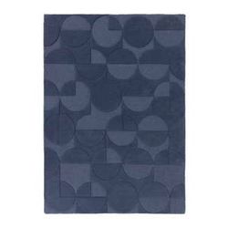 Modrý koberec z vlny Flair Rugs Gigi, 120 × 170 cm