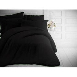 Jednofarebné obliečky bavlna Barva: čierna, Velikost: jednolôžko 140x200 + 70x90cm