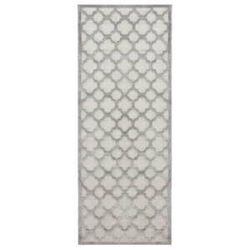 Sivý behúň z viskózy Mint Rugs Bryon, 80 × 250 cm