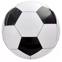 Fóliový balón okrúhly Futbalová lopta 40 cm