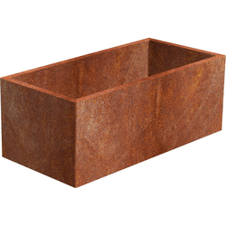 Line Záhradný kvetináč 60 x 120 x 50 cm, corten CORGARDEN 1007