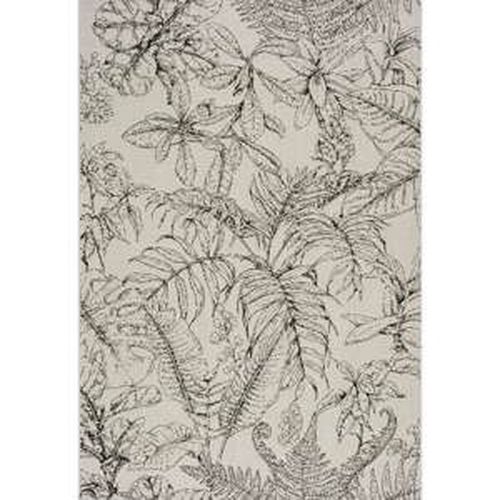 Krémovobiely vonkajší koberec Universal Tokio Leaf, 160 x 230 cm
