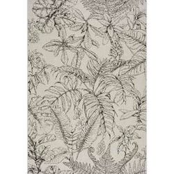 Krémovobiely vonkajší koberec Universal Tokio Leaf, 160 x 230 cm