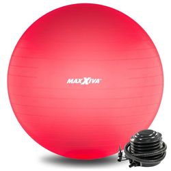 MAXXIVA Gymnastická lopta Ø 85 cm s pumpičkou, červená