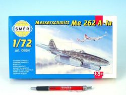 Model Messerschmitt Me 262A 1:72 14,7x17,4cm v krabici 25x14,5x4,5cm