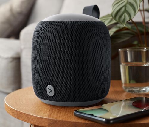 Reproduktor s Bluetooth® v textilnom dizajne, stredný, čierny