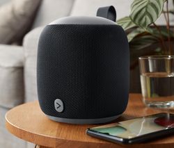 Reproduktor s Bluetooth® v textilnom dizajne, stredný, čierny