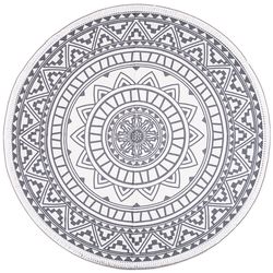 Dakls Kusový koberec Mandala sivá, 82 cm