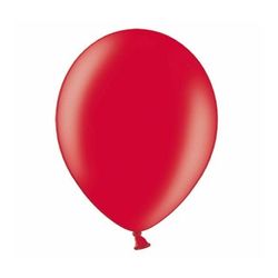 Balóniky latexové metalické červené 12 cm 100 ks