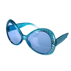Okuliare Párty fun Tyrkysové s kamienkami 1 ks