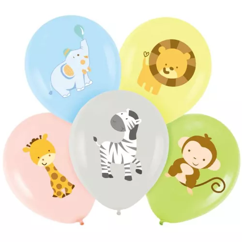 Balóniky latexové Baby Animals 30 cm 5 ks