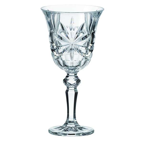 Crystal Bohemia poháre na víno Lorey ribbon 220 ml 6 ks