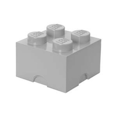 Sivý úložný box štvorec LEGO®