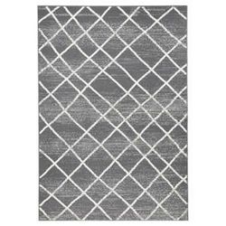 Tmavosivý koberec Zala Living Rhombe, 70 × 140 cm