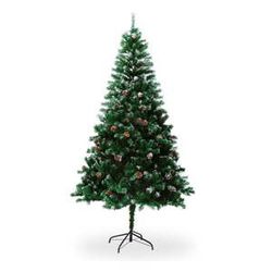 Umelý vianočný stromček so šiškami, výška 2,1 m