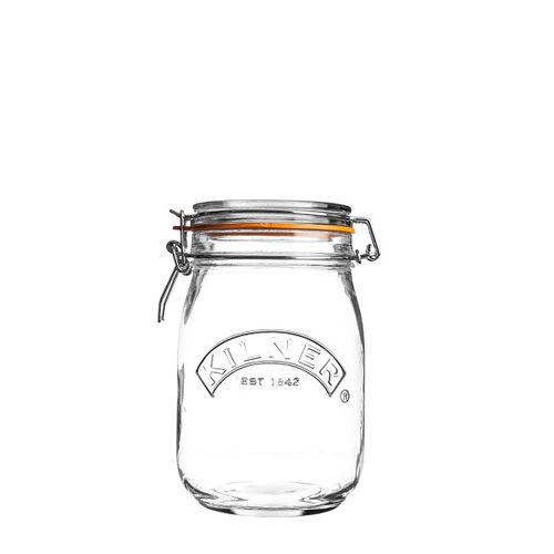 Kilner ROUND JAR poháre s klipom 1 l