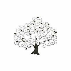 Kovová nástenná dekorácia Dakls Tree