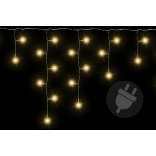 Vianočný svetelný dážď - 7,8 m, 400 LED, teple biely