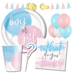 Party set - Boy or Girl? Baby Shower