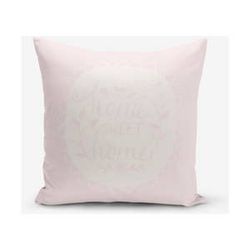 Obliečka na vankúš s prímesou bavlny Minimalist Cushion Covers Home Sweet Home, 45 × 45 cm