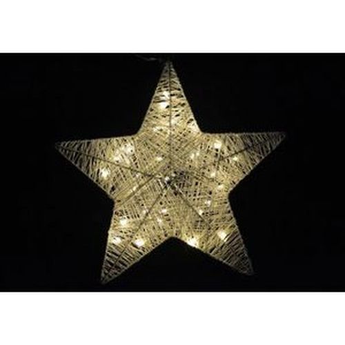 Vianočná dekorácia - vianočná hviezda - 35 cm, 30 LED diód