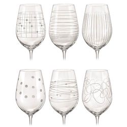 Crystalex Poháre na víno VIOLA ELEMENTS 450 ml, 6 ks