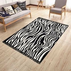 Obojstranný umývateľný koberec Kate Louise Doube Sided Rug Zebra, 80 × 150 cm