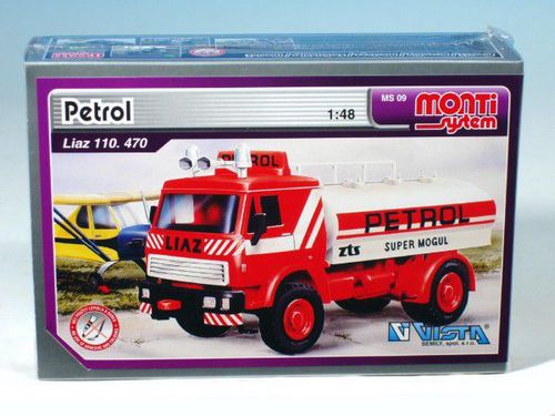 Stavebnice Monti 09 Petrol Liaz 1:48 v krabici 22x15x6cm