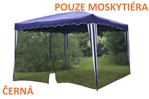 Moskytiéra na záhradný párty stan 3 x 3 m, čierna