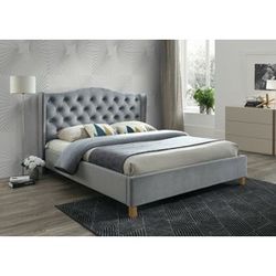 Manželská posteľ ASPEN VELVET 180x200 cm SIGNAL - spálňový nábytok: sivá Bluvel 14
