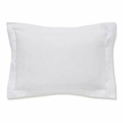 Biela obliečka na vankúš z organickej bavlny Bianca Oxford Organic, 50 x 75 cm