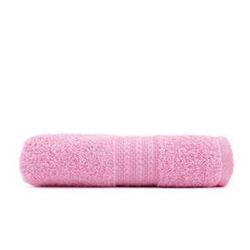 Ružový uterák z čistej bavlny Sunny, 70 × 140 cm