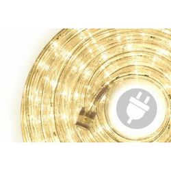 LED svetelný kábel - 240 diód, 10 m, teple biely