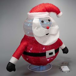 Vianočná dekorácia - Santa Claus, 30 LED, 58 cm