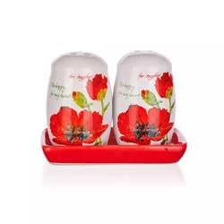 Banquet Red Poppy soľnička a korenička