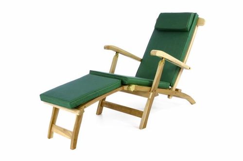 Záhradné drevené lehátko DIVERO Florentine + polstrovanie
