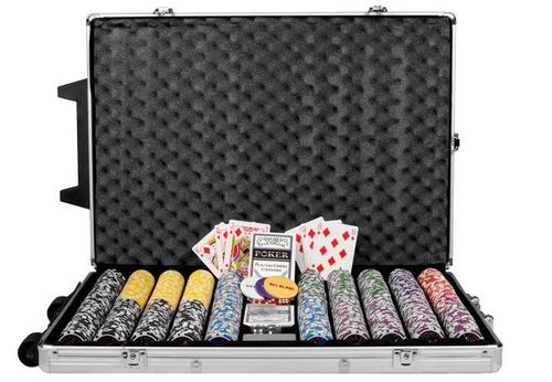 Poker set 1000 ks žetónov OCEAN Trolley