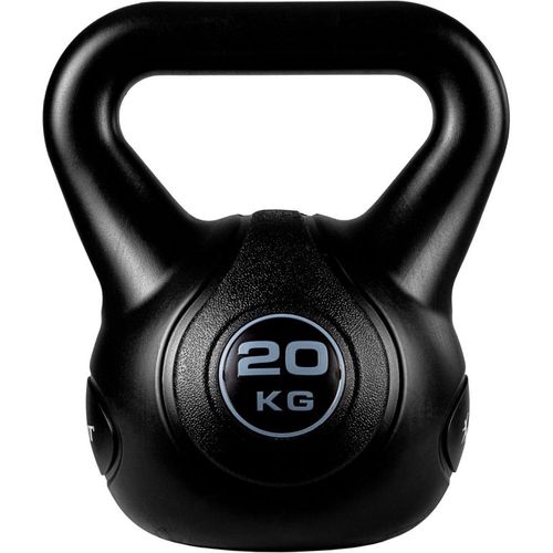 MOVIT kettlebell činka - 20 kg, čierna