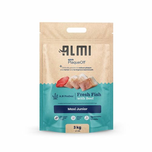 ALMI Maxi Junior Granule s morskou riasou, 3 kg