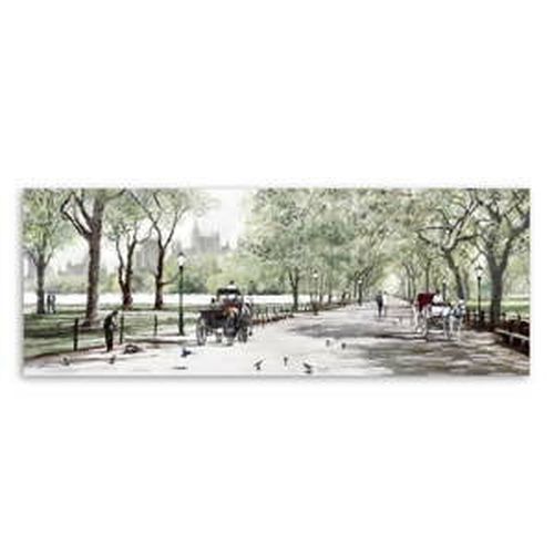 Obraz Styler Canvas Watercolor Central Park II, 60 × 150 cm