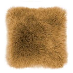 Hnedý vankúš Tiseco Home Studio Sheepskin, 45 × 45 cm
