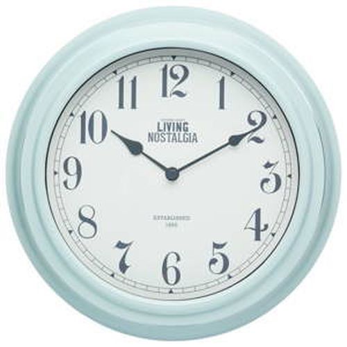 Modré nástenné hodiny Kitchen Craft Living Nostalgia Blue, ⌀ 25,5 cm