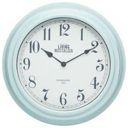 Modré nástenné hodiny Kitchen Craft Living Nostalgia Blue, ⌀ 25,5 cm