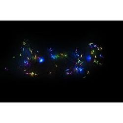 LED osvetlenie - strieborný drôt - 80 LED farebné